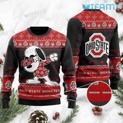 Ohio State Christmas Sweater Snoopy Dabbing Ohio State Buckeyes Gift