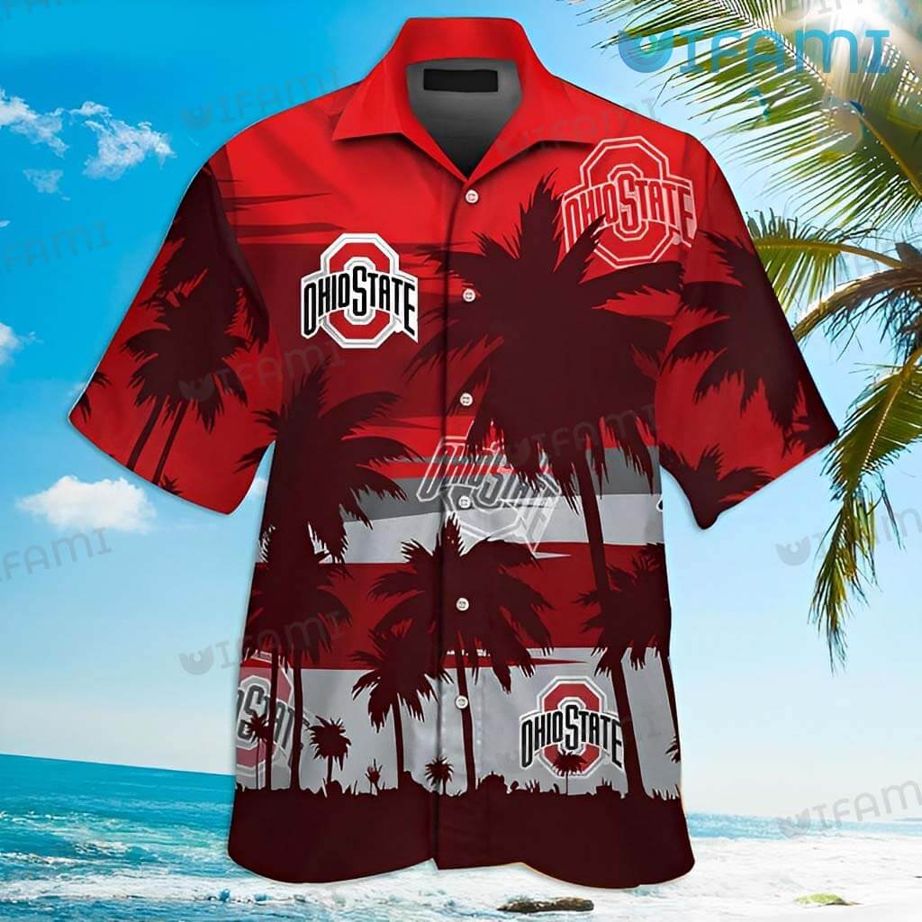 Get Summer-Ready with Ohio State's Hawaiian Shirt and Beach Short Gift Set!