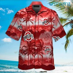 Ohio State Hawaiian Shirt Summer Logo Ohio State Buckeyes Gift