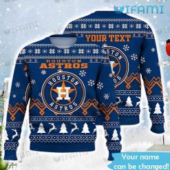 Personalized Astros Christmas Sweater Big Logo Houston Astros Gift
