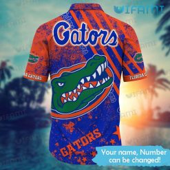 Personalized Gators Hawaiian Shirt Big Logo Star Florida Gators Gift