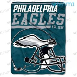 Philadelphia Eagles Blanket Est 1933 Football Helmet Eagles Gift