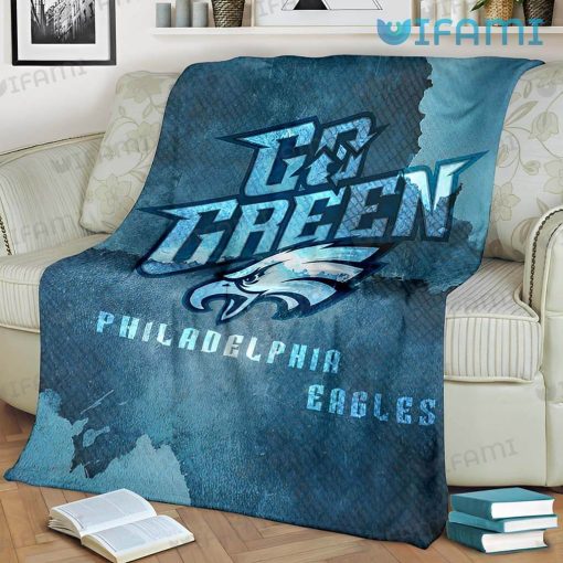 Philadelphia Eagles Blanket Go Green Logo Eagles Gift