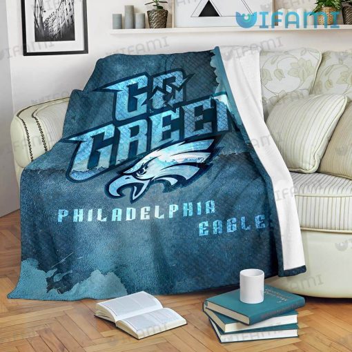 Philadelphia Eagles Blanket Go Green Logo Eagles Gift