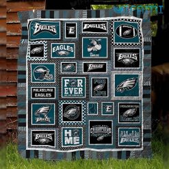Philadelphia Eagles Blanket Home For Life Eagles Gift