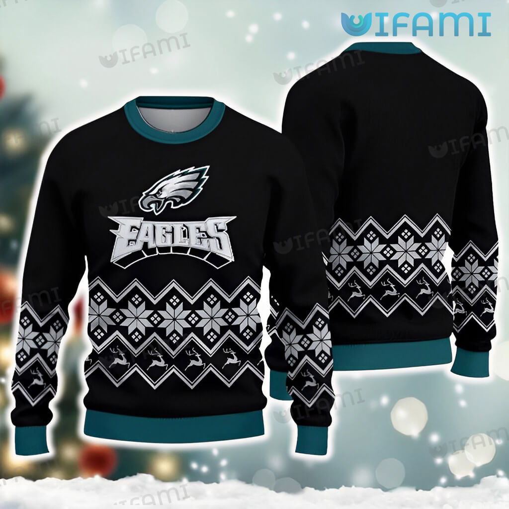 Philadelphia Eagles Snowflake Christmas Sweater