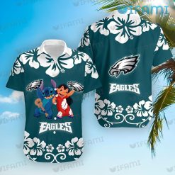 Eagles Hawaiian Shirt Flower Palm Leaf Logo Pattern Philadelphia Eagles  Gift - Personalized Gifts: Family, Sports, Occasions, Trending