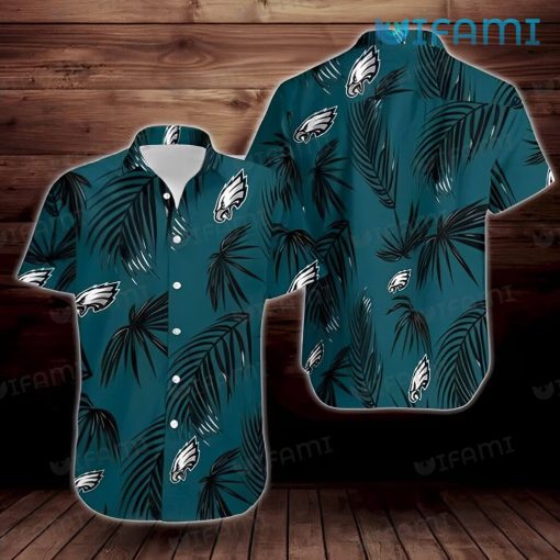 Philadelphia Eagles Hawaiian Shirt Palm Frond Philadelphia Eagles Gift