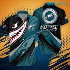 Philadelphia Eagles Hawaiian Shirt Shark Big Logo Philadelphia Eagles Gift