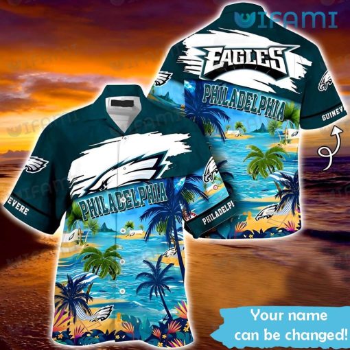 Philadelphia Eagles Hawaiian Shirt Summer Beach Coconut Custom Philadelphia Eagles Gift