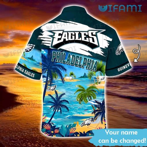 Philadelphia Eagles Hawaiian Shirt Summer Beach Coconut Custom Philadelphia Eagles Gift