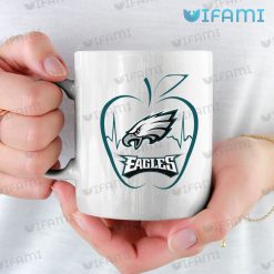 Philadelphia Eagles Mug Apple Heartbeat Eagles Gift