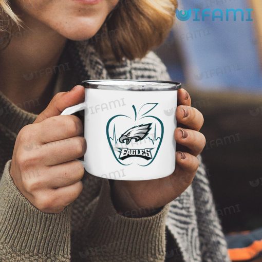 Philadelphia Eagles Mug Apple Heartbeat Eagles Gift