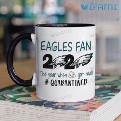 Philadelphia Eagles Mug Eagles Fan 2020 Quarantined Two Tone Coffee Mug