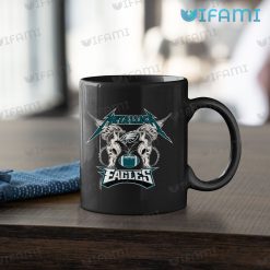 Philadelphia Eagles Mug Metalica Cattle Skull Eagles Mug 11oz