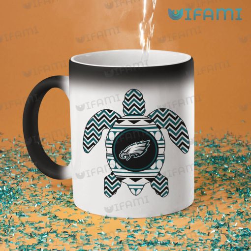 Philadelphia Eagles Mug Turtle Geometric Eagles Gift