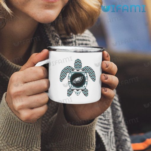 Philadelphia Eagles Mug Turtle Geometric Eagles Gift