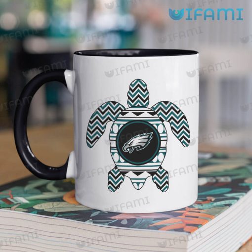 Philadelphia Eagles Mug Turtle Geometric Eagles Gift