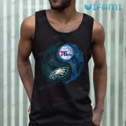 Philadelphia Eagles Shirt 76ers Yin Yang Eagles Tank Top