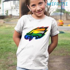 Philadelphia Eagles Shirt Colorful Logo Eagles Kid Shirt