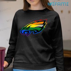 Philadelphia Eagles Shirt Colorful Logo Eagles Sweashirt