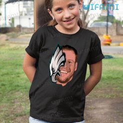 Philadelphia Eagles Shirt Half Face Wentz Eagles Kid Shirt