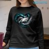 Philadelphia Eagles Shirt Heart Grunge Texture Eagles Gift