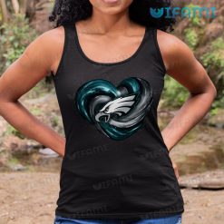 Philadelphia Eagles Shirt Heart Grunge Texture Eagles Tank Top