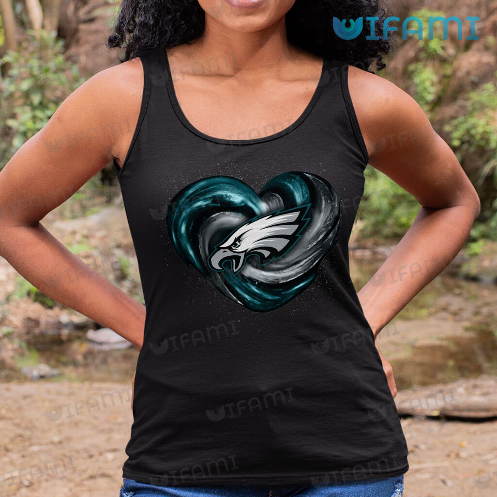Philadelphia Eagles Shirt Heart Grunge Texture Eagles Gift