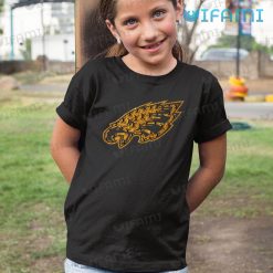 Philadelphia Eagles Shirt LV Logo Pattern Eagles Kid Shirt