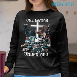 Philadelphia Eagles Shirt One Nation Under God American Flag Eagles Sweashirt