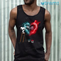 Philadelphia Eagles Shirt Snoopy Paint Heart Phillies Eagles Tank Top