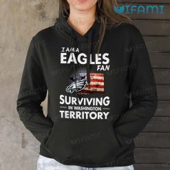 Philadelphia Eagles Shirt Surviving Washington Broken USA Flag Gift For Eagles Fan