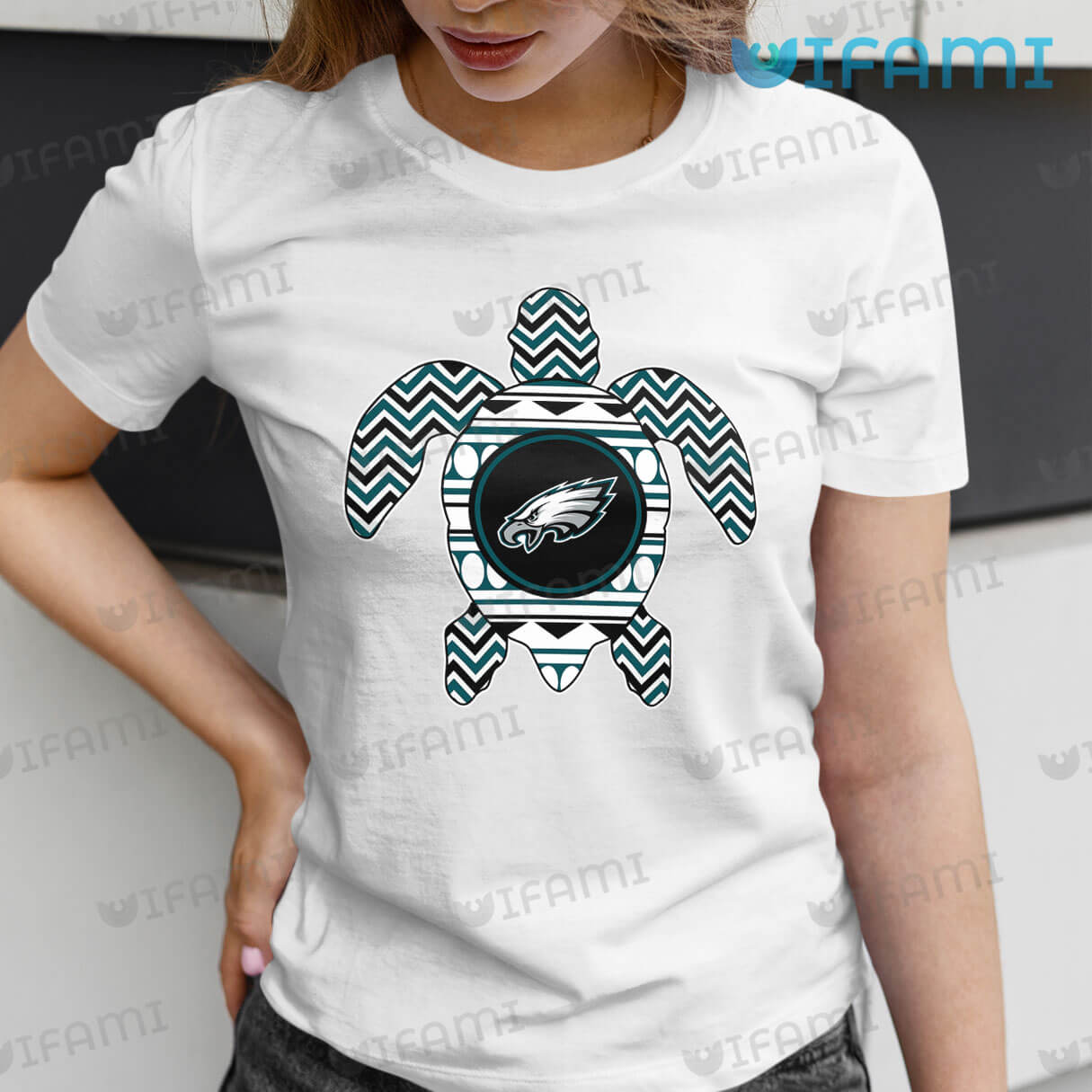 Philadelphia Eagles Shirt Turtle Geometric Eagles Gift