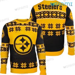 Pittsburgh Steelers Christmas Sweater Big Logo Steelers Gift