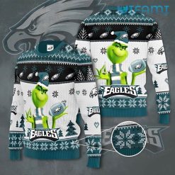Pittsburgh Steelers Christmas Sweater Grinch Football Philadelphia Eagles Gift