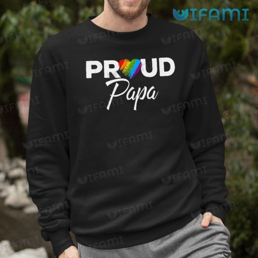 Pride Month Shirt Proud Papa Pride Month Gift