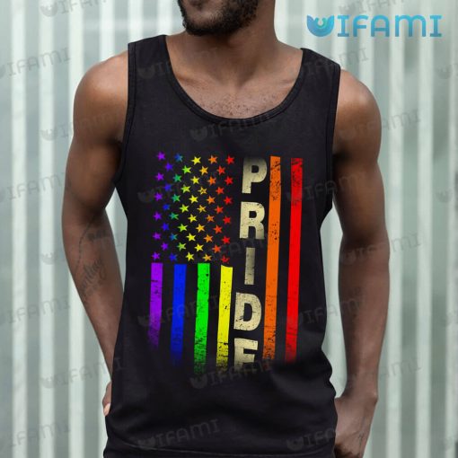Pride Shirt American Gay Rainbow Flag Pride Gift