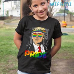 Pride Shirt Donald Trump Sunglasses Pride Kid Shirt