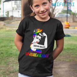 Pride Shirt Human Rights Unbreakable Headband Pride Kid Shirt
