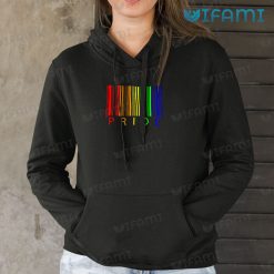 Pride Shirt Rainbow Barcode Pride Hoodie