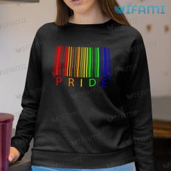 Pride Shirt Rainbow Barcode Pride Sweashirt