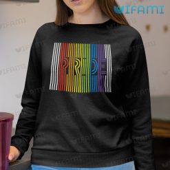 Rainbow Pride Shirt Stripe Pattern Pride Sweashirt