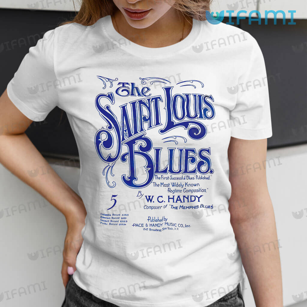 STL Blues Shirt The Saint Louis Blues W.C.Handy St Louis Blues Gift -  Personalized Gifts: Family, Sports, Occasions, Trending