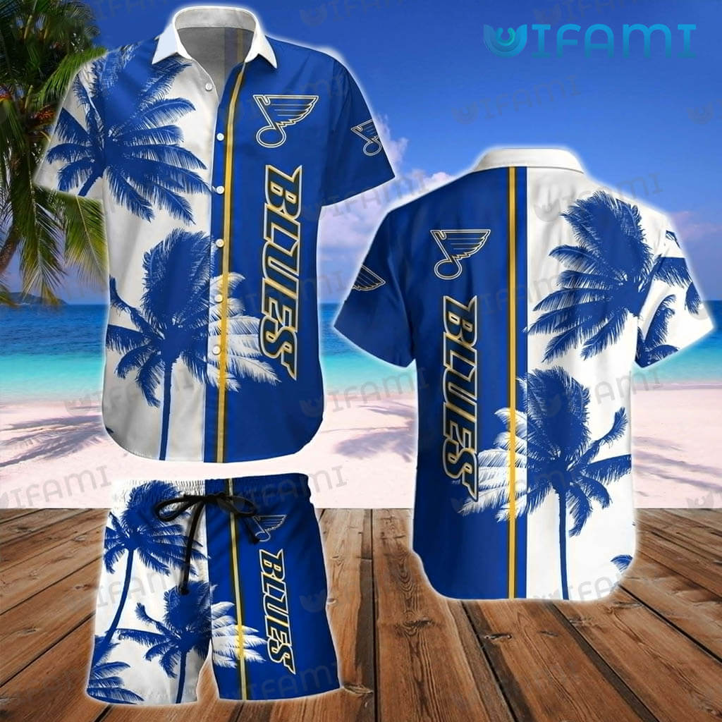 Get Summer-Ready with St Louis Blues Hawaiian Shirt and Beach Short