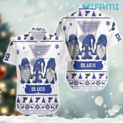 St Louis Blues Hawaiian Shirt Christmas Gnomes St Louis Blues Gift