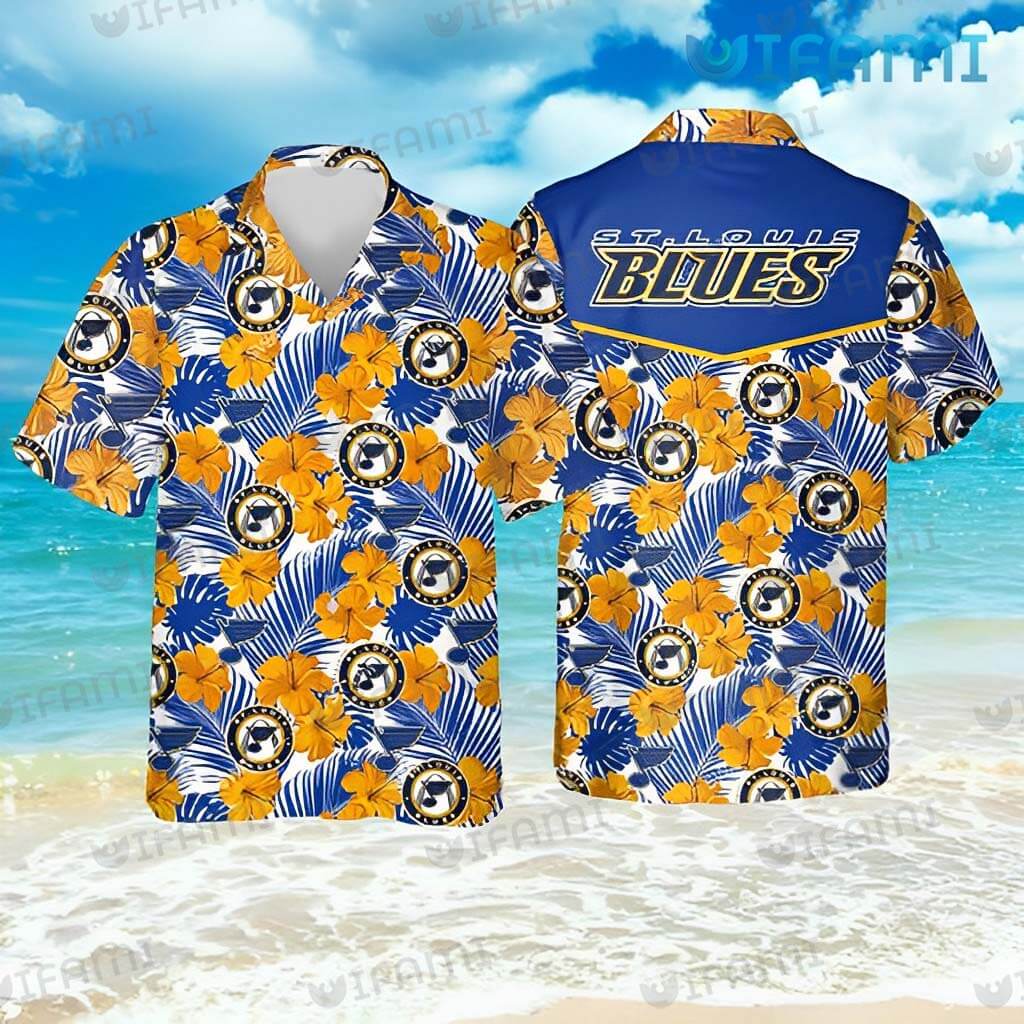 Experience island vibes with our St Louis Blues Hawaiian Shirt