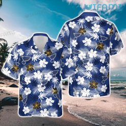 St Louis Blues Hawaiian Shirt Tropical Flower Logo St Louis Blues Gift