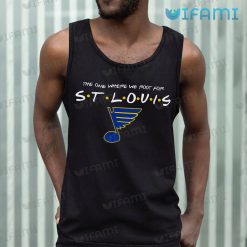 St Louis Blues Shirt The One Where We Root For Friends St Louis Blues Tank Top