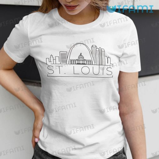 St Louis Blues T-Shirt Skyline Gateway City St Louis Blues Gift